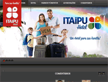 Tablet Screenshot of itaipuhotel.com.br